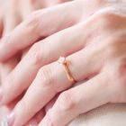 Goldring mit Diamant