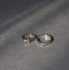 Silberringe mit Diamanten